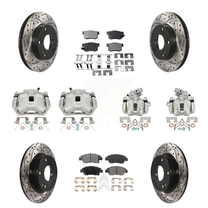 Transit Auto KCD-100300P Disc Brake Kit for 2013-2015 Acura ILX - Front and Rear product image