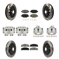Transit Auto KCD-100300S Disc Brake Kit for 2013-2019 Ford Taurus, Ford Explorer, Lincoln MKS & more - Front and Rear product image