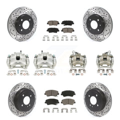 Transit Auto KCD-100301C Disc Brake Kit for 2012-2016 Kia Rio - Front and Rear product image