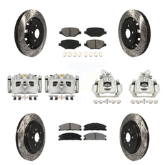 Transit Auto KCD-100303S Disc Brake Kit for 2016 Lincoln MKS - Front and Rear product image