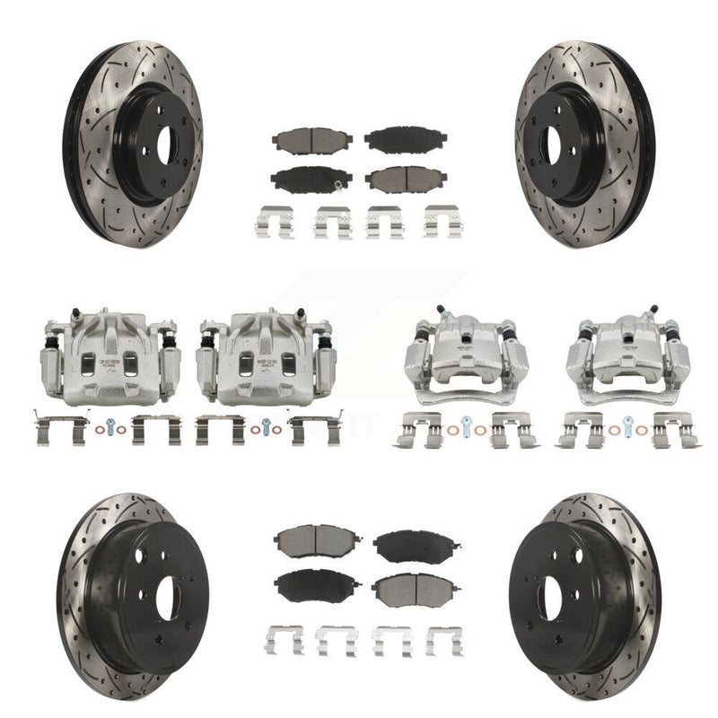 Transit Auto KCD-100304C Disc Brake Kit for 2015-2019 Subaru WRX - Front and Rear product image