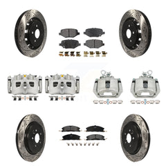 Transit Auto KCD-100305P Disc Brake Kit for 2013-2019 Ford Taurus, Ford Explorer, Ford Special Service Police Sedan & more - Front and Rear product image