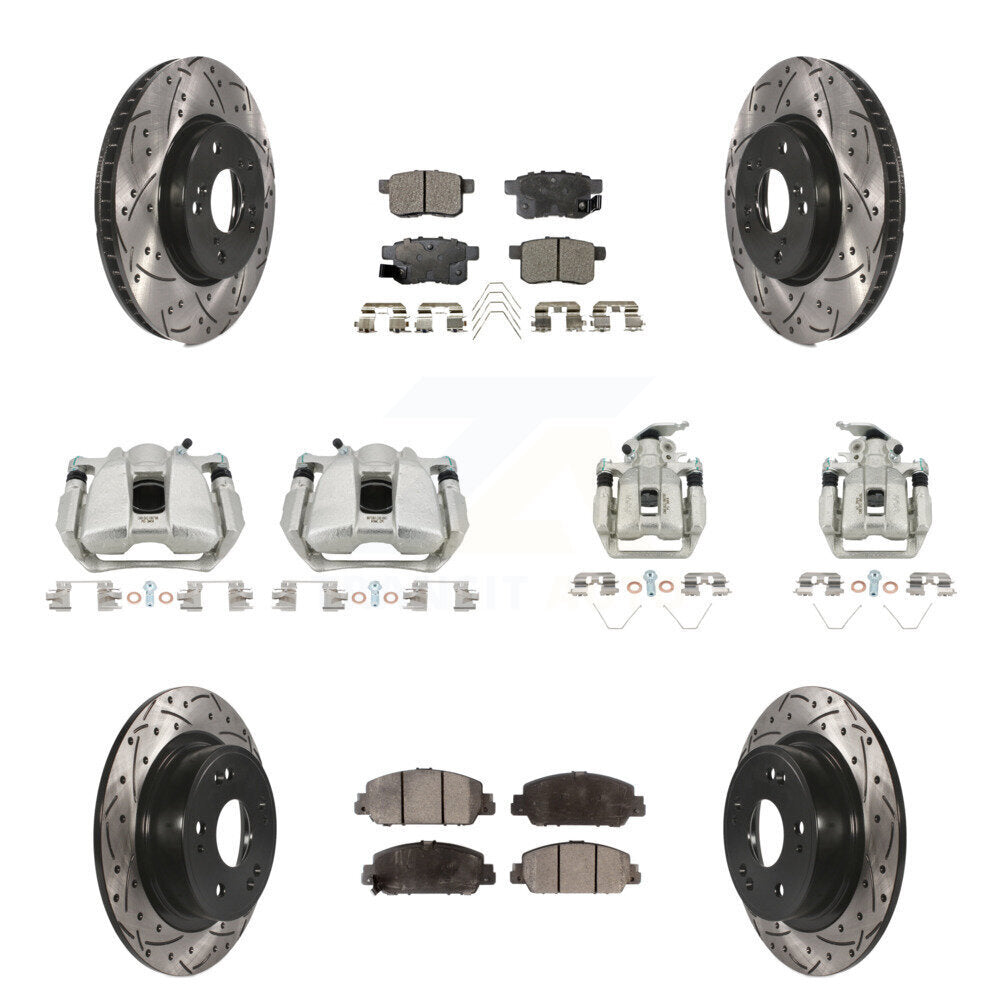 Transit Auto KCD-100305T Disc Brake Kit for 2013-2016 Honda Accord - Front and Rear product image