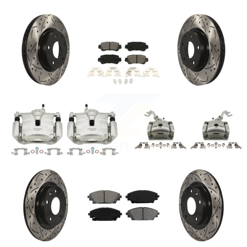 Transit Auto KCD-100306S Disc Brake Kit for 2016-2018 Mazda CX-3 - Front and Rear product image