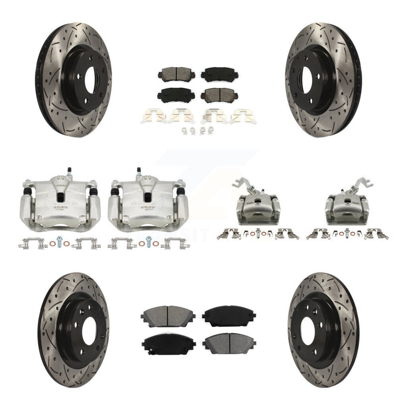 Transit Auto KCD-100306S Disc Brake Kit for 2016-2018 Mazda CX-3 - Front and Rear product image