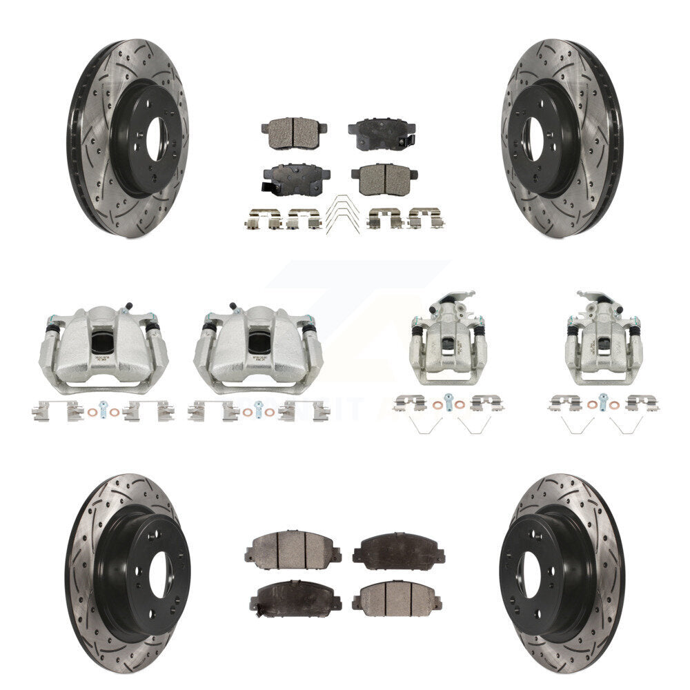 Transit Auto KCD-100306T Disc Brake Kit for 2013-2017 Honda Accord - Front and Rear product image