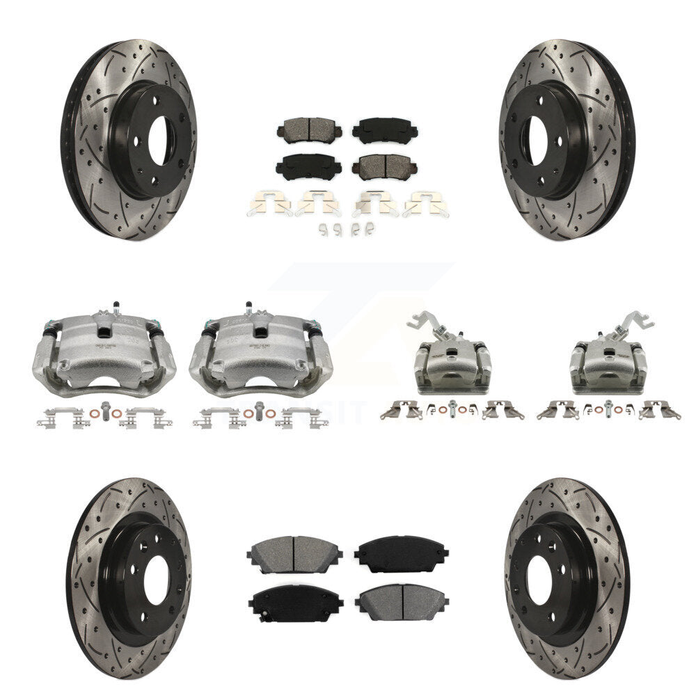 Transit Auto KCD-100307S Disc Brake Kit for 2016-2018 Mazda CX-3 - Front and Rear product image
