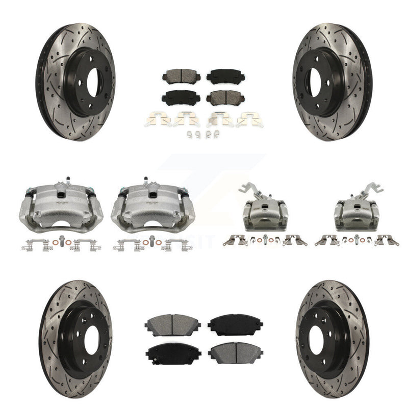 Transit Auto KCD-100307S Disc Brake Kit for 2016-2018 Mazda CX-3 - Front and Rear product image