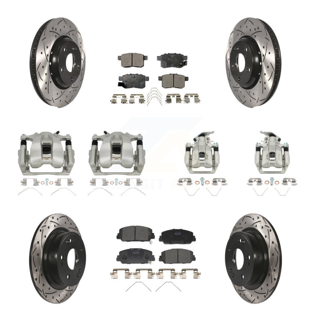 Transit Auto KCD-100308T Disc Brake Kit for 2016-2017 Honda Accord - Front and Rear product image