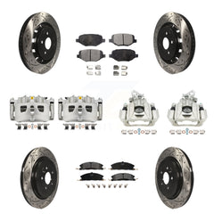 Transit Auto KCD-100310P Disc Brake Kit for 2016 Lincoln MKS - Front and Rear product image