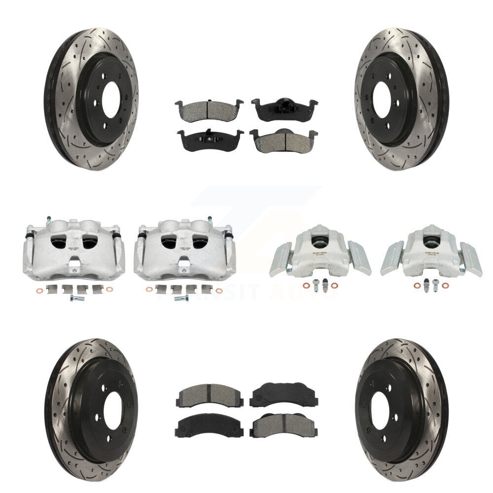 Transit Auto KCD-100310S Disc Brake Kit for 2010-2017 Ford Expedition, Lincoln Navigator - Front and Rear product image