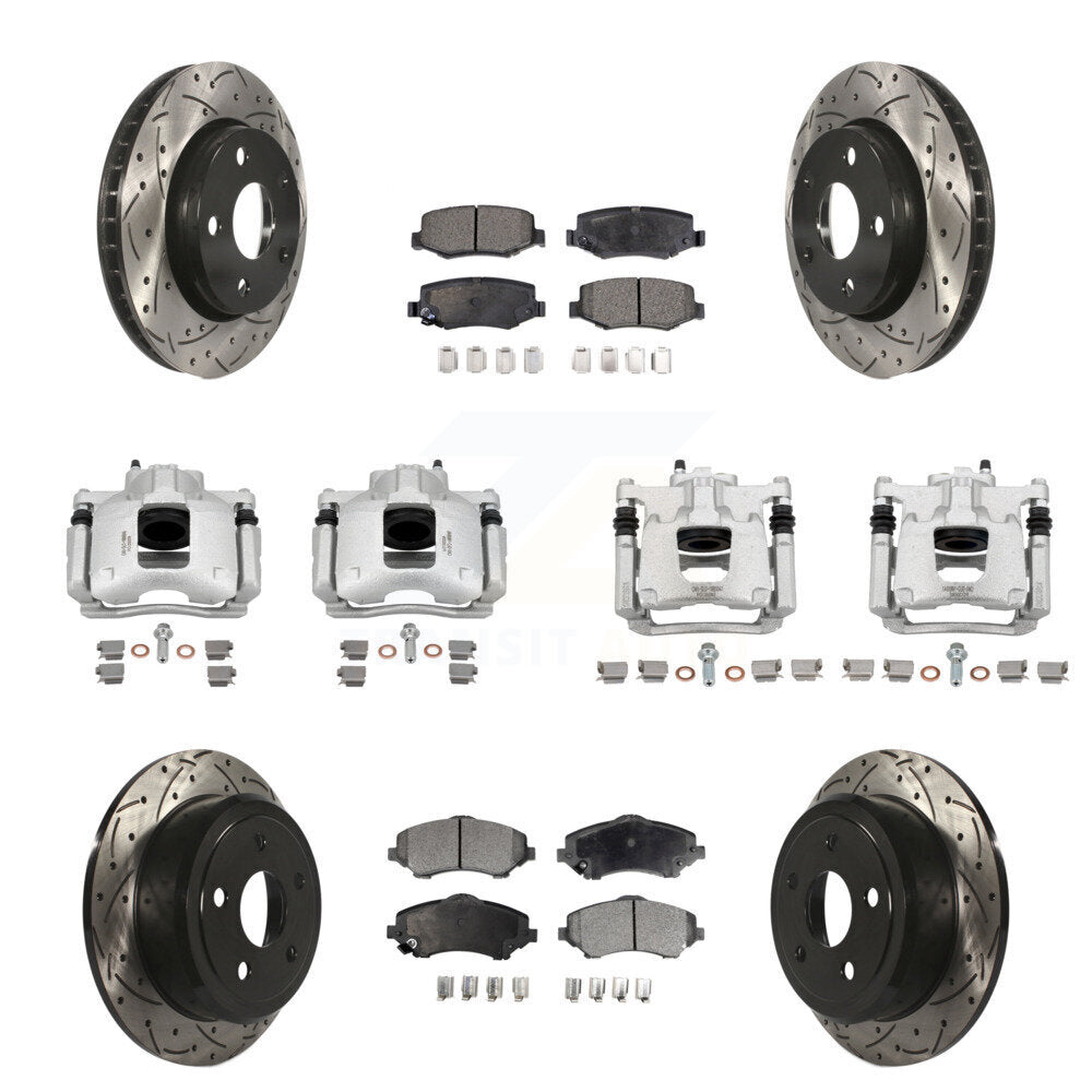 Transit Auto KCD-100310T Disc Brake Kit for 2007-2016 Jeep Wrangler - Front and Rear product image