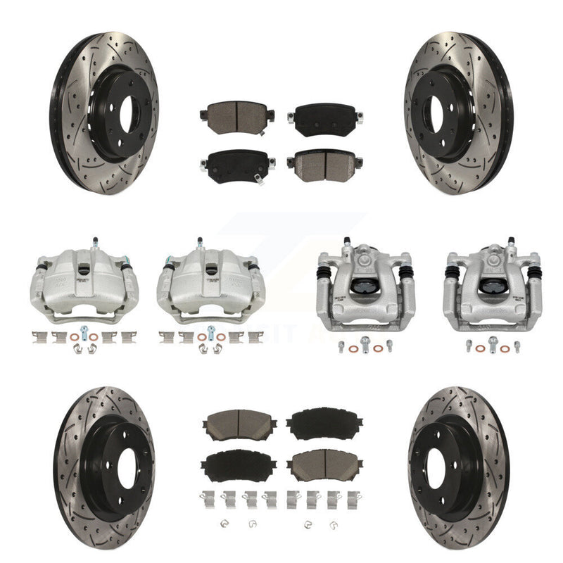 Transit Auto KCD-100311C Disc Brake Kit for 2019-2021 Mazda 6 - Front and Rear product image