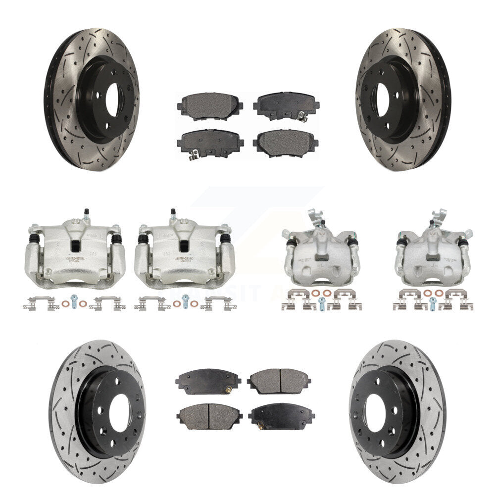 Transit Auto KCD-100311P Disc Brake Kit for 2014-2016 Mazda 3, Mazda 3 Sport - Front and Rear product image