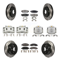 Transit Auto KCD-100311T Disc Brake Kit for 2008-2014 Chevrolet Silverado 1500, Cadillac Escalade, Cadillac Escalade ESV & more - Front and Rear product image
