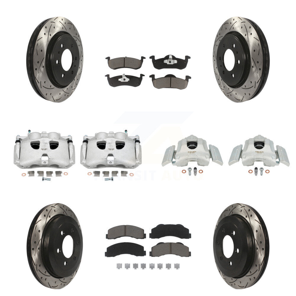 Transit Auto KCD-100314C Disc Brake Kit for 2010-2017 Ford Expedition, Lincoln Navigator - Front and Rear product image