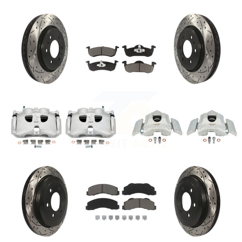 Transit Auto KCD-100314C Disc Brake Kit for 2010-2017 Ford Expedition, Lincoln Navigator - Front and Rear product image