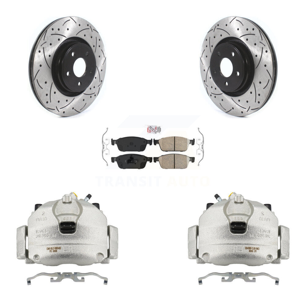 Transit Auto KCD-100314N Disc Brake Kit for 2017-2019 Lincoln MKC - Front product image