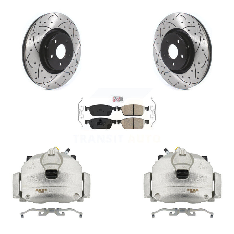 Transit Auto KCD-100314N Disc Brake Kit for 2017-2019 Lincoln MKC - Front product image