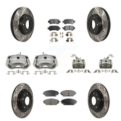 Transit Auto KCD-100314P Disc Brake Kit for 2016-2018 Mazda CX-3 - Front and Rear product image