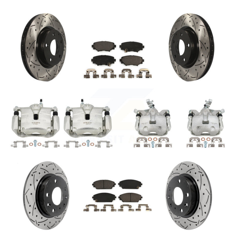 Transit Auto KCD-100315T Disc Brake Kit for 2014-2016 Mazda 3, Mazda 3 Sport - Front and Rear product image