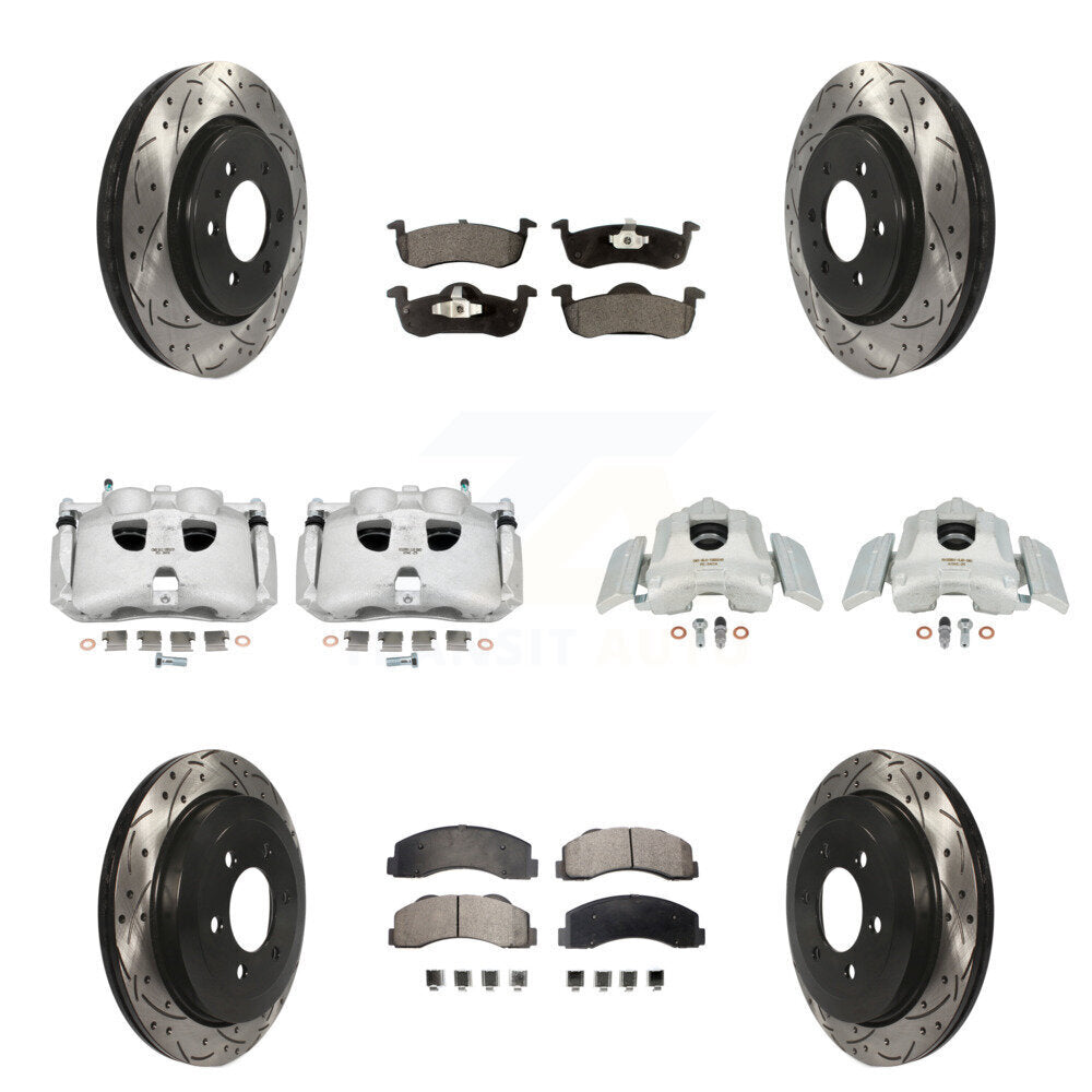Transit Auto KCD-100317P Disc Brake Kit for 2010-2017 Ford Expedition, Lincoln Navigator - Front and Rear product image