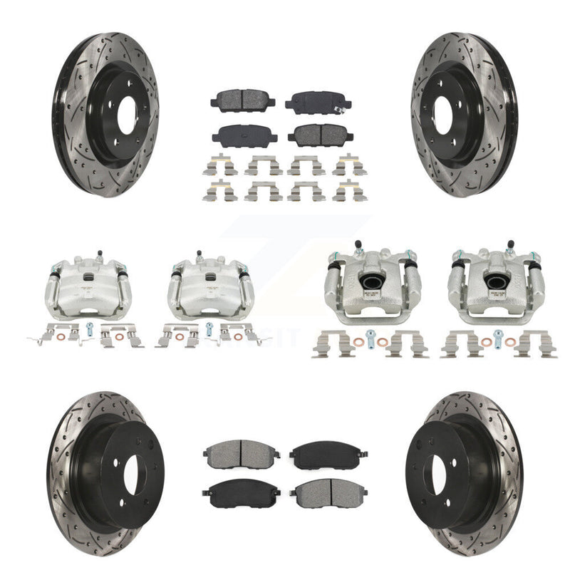 Transit Auto KCD-100317S Disc Brake Kit for 2011-2019 Nissan Juke, Nissan Sentra - Front and Rear product image