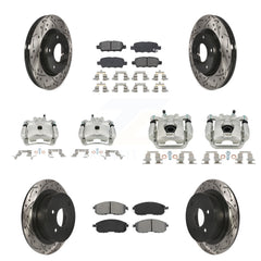 Transit Auto KCD-100318S Disc Brake Kit for 2013-2019 Nissan Sentra - Front and Rear product image