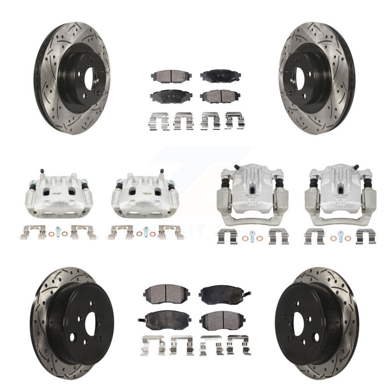 Transit Auto KCD-100319T Disc Brake Kit for 2010-2012 Subaru Legacy, Subaru Outback - Front and Rear product image
