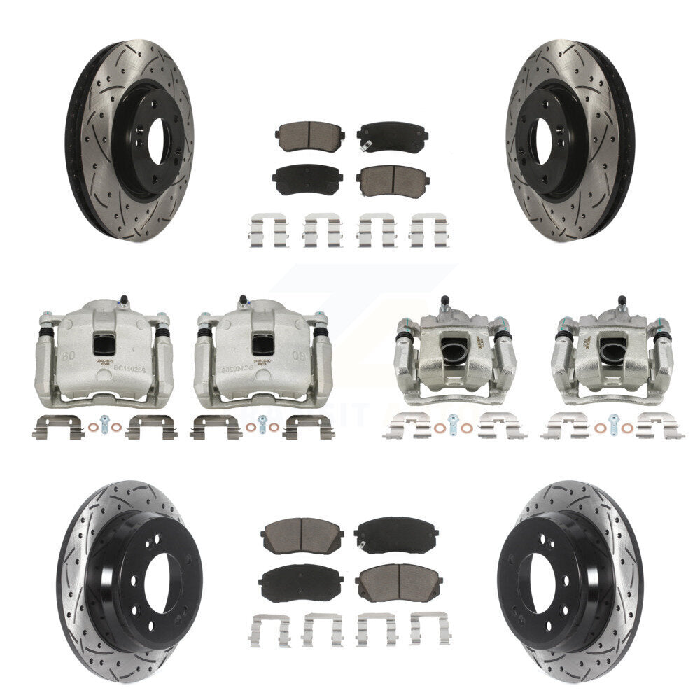 Transit Auto KCD-100320C Disc Brake Kit for 2016 Kia Sportage - Front and Rear product image