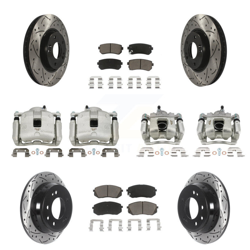Transit Auto KCD-100320C Disc Brake Kit for 2016 Kia Sportage - Front and Rear product image