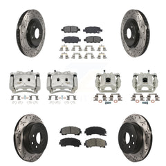Transit Auto KCD-100320S Disc Brake Kit for 2014-2019 Nissan Rogue - Front and Rear product image