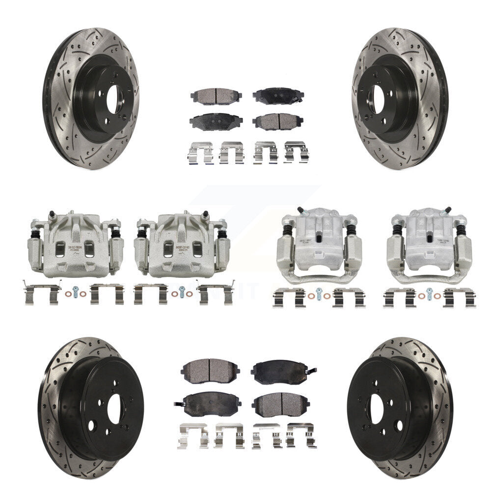 Transit Auto KCD-100320T Disc Brake Kit for 2012 Subaru Legacy - Front and Rear product image
