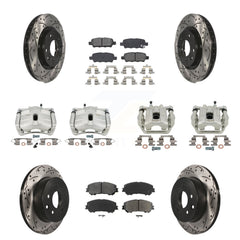 Transit Auto KCD-100321S Disc Brake Kit for 2014-2022 Nissan Rogue, Nissan Rogue Sport - Front and Rear product image
