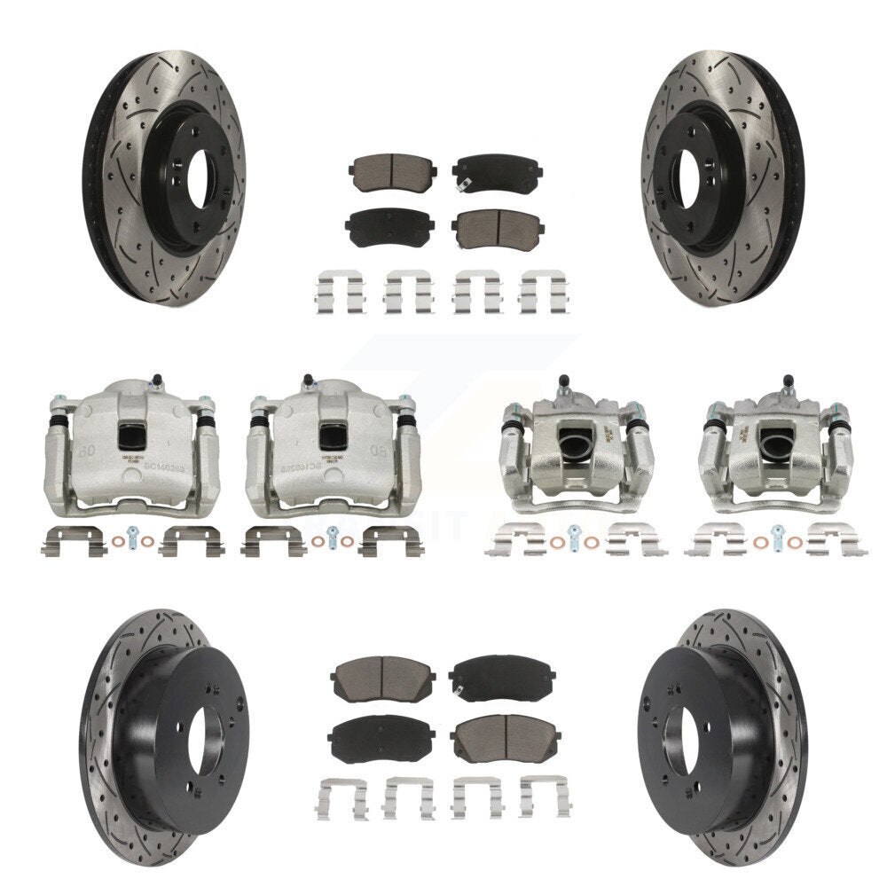 Transit Auto KCD-100322C Disc Brake Kit for 2016 Kia Sportage - Front and Rear product image