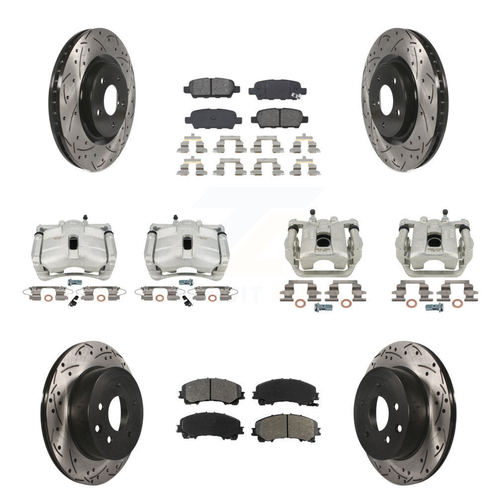 Transit Auto KCD-100322S Disc Brake Kit for 2014-2015 Nissan Rogue - Front and Rear product image