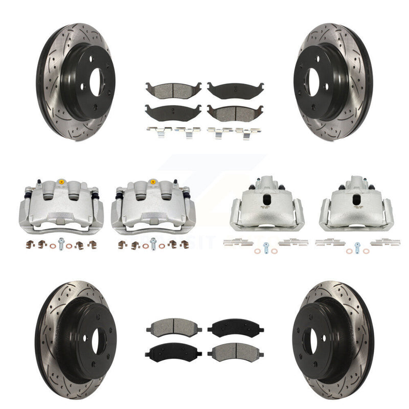 Transit Auto KCD-100326S Disc Brake Kit for 2009-2022 Ram 1500 Classic, Ram 1500, Dodge Ram 1500 - Front and Rear product image