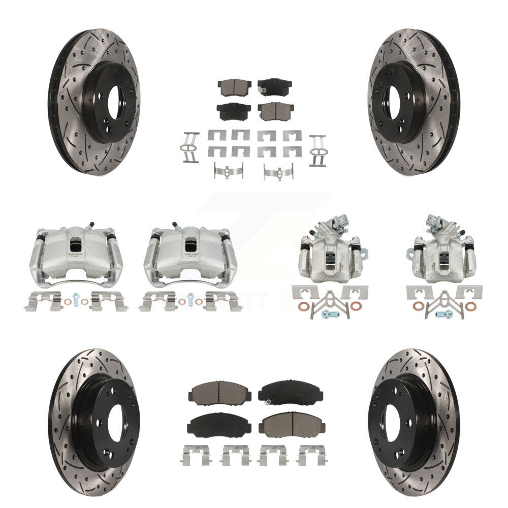Transit Auto KCD-100328C Disc Brake Kit for 2006-2011 Acura CSX - Front and Rear product image