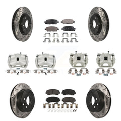 Transit Auto KCD-100328P Disc Brake Kit for 2014-2022 Nissan Rogue, Nissan Rogue Sport - Front and Rear product image
