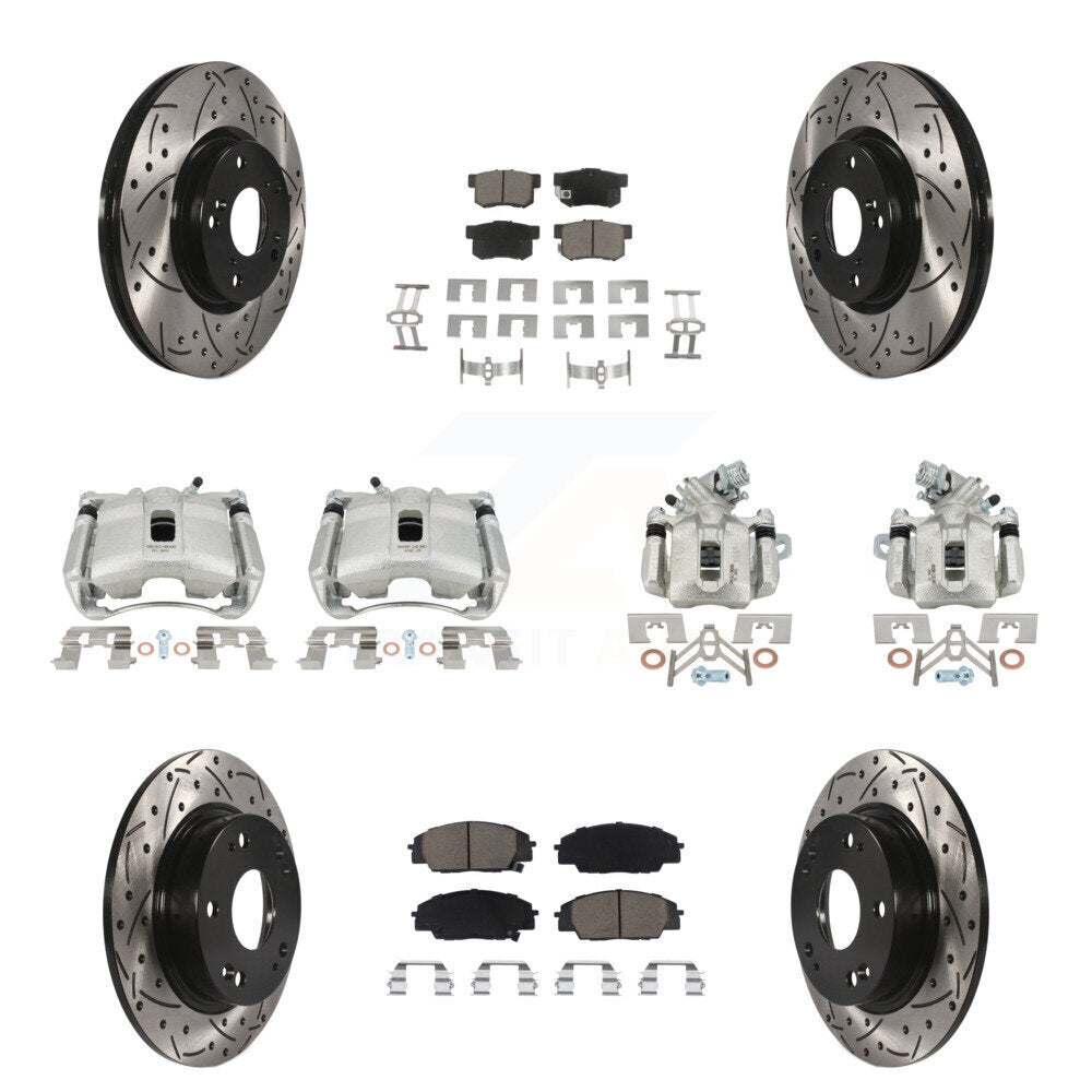 Transit Auto KCD-100329C Disc Brake Kit for 2007-2010 Acura CSX - Front and Rear product image