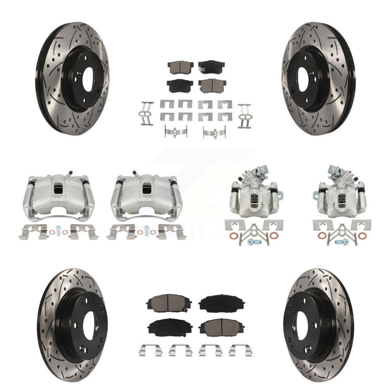 Transit Auto KCD-100329C Disc Brake Kit for 2007-2010 Acura CSX - Front and Rear product image