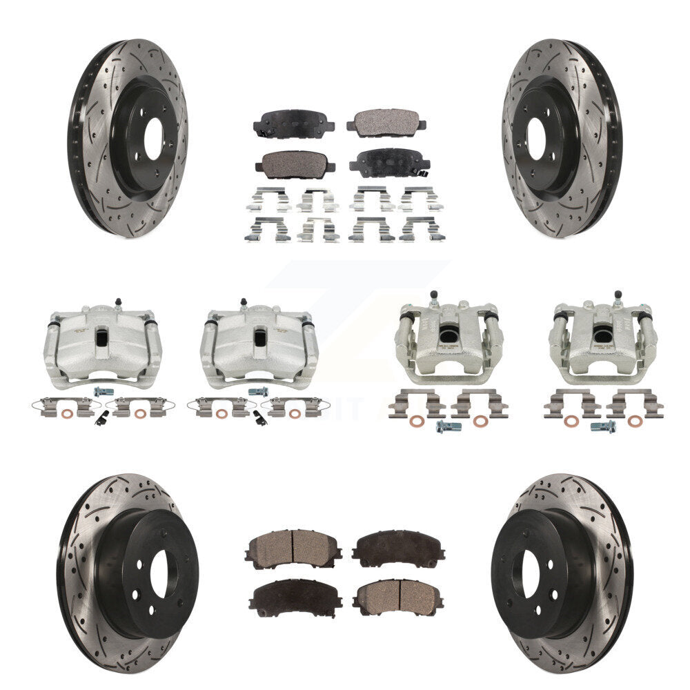 Transit Auto KCD-100329P Disc Brake Kit for 2014-2015 Nissan Rogue - Front and Rear product image