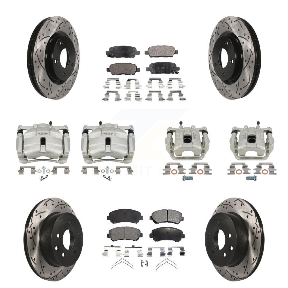 Transit Auto KCD-100329T Disc Brake Kit for 2008-2015 Nissan Rogue Select, Nissan Rogue - Front and Rear product image