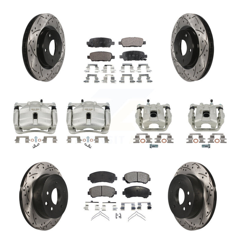 Transit Auto KCD-100329T Disc Brake Kit for 2008-2015 Nissan Rogue Select, Nissan Rogue - Front and Rear product image