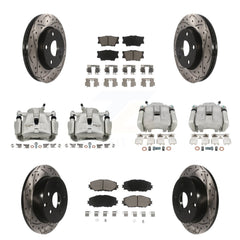 Transit Auto KCD-100330C Disc Brake Kit for 2012-2018 Toyota RAV4 - Front and Rear product image
