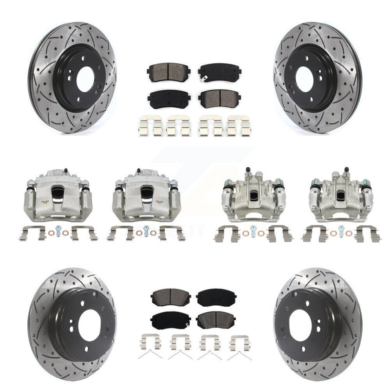Transit Auto KCD-100330S Disc Brake Kit for 2015-2016 Hyundai Sonata - Front and Rear product image