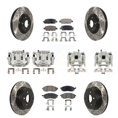 Transit Auto KCD-100330T Disc Brake Kit for 2010-2015 INFINITI Q40, INFINITI QX50, INFINITI EX37 & more - Front and Rear product image
