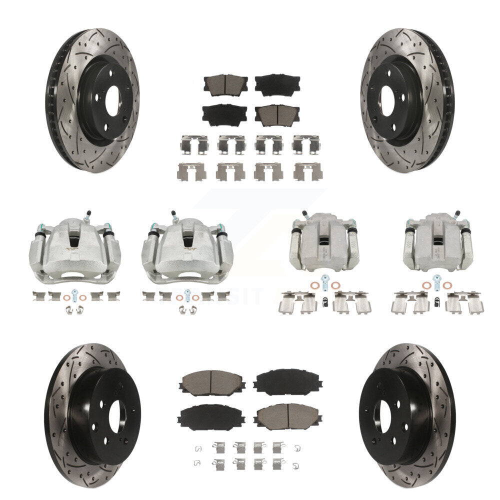 Transit Auto KCD-100331C Disc Brake Kit for 2006-2012 Toyota RAV4 - Front and Rear product image