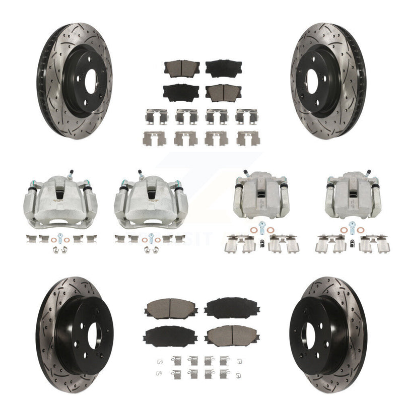 Transit Auto KCD-100331C Disc Brake Kit for 2006-2012 Toyota RAV4 - Front and Rear product image