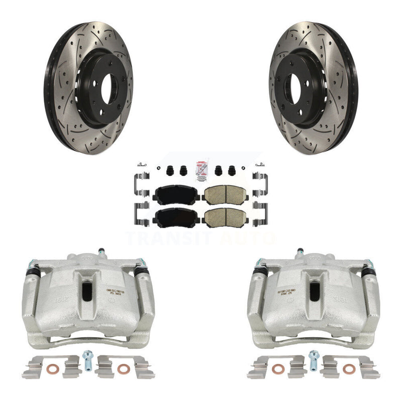 Transit Auto KCD-100331N Disc Brake Kit for 2016-2022 Mazda CX-5 - Front product image
